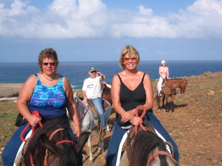 Mom and I in Aruba