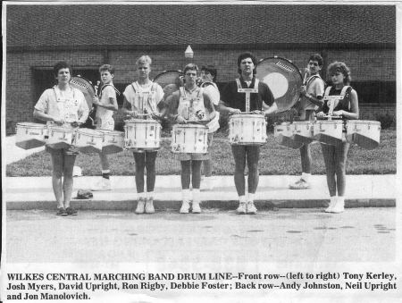 Wilkes Central Marching Band Drum Line