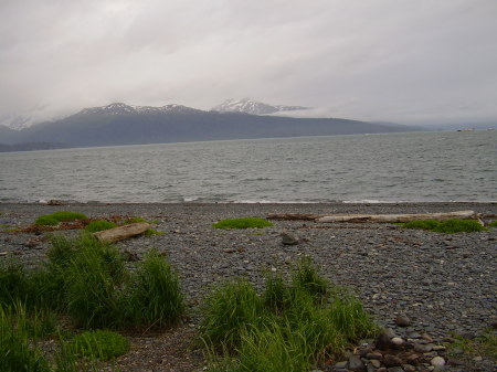 View from the Homer, Alaska spit