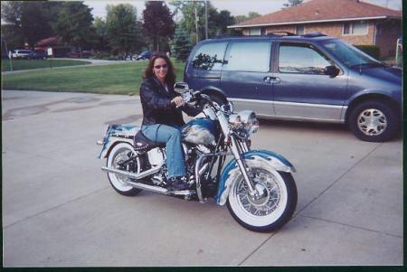 My 2004 Harley Davidson Heritage Classic.....my mid-life crisis toy.