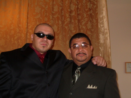 My compadre and I at HIS weeding