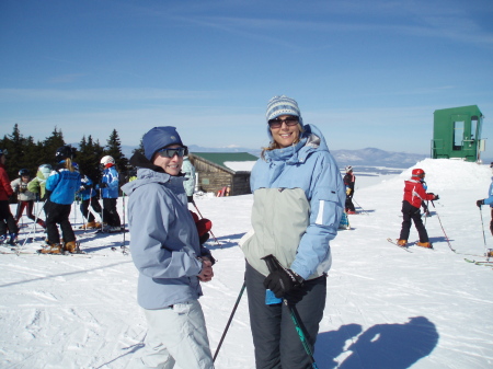 Sally n Val skiing in NH