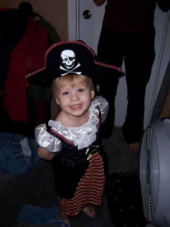 Hayley in her Halloween Costume