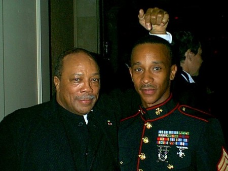 Lincoln and Quincey Jones - Fight Night 2003