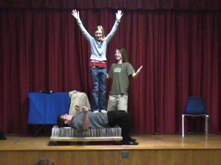 bed of nails at school