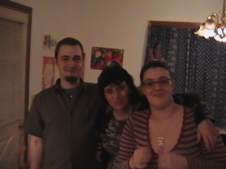 My Daughter Kelly, Her boyfriend Eric & Me (middle)