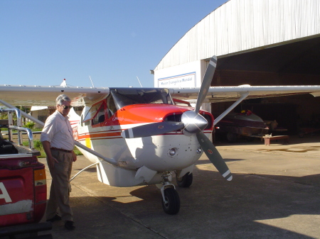Loading the plane in Bolivia