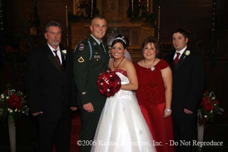 The Family Picture at Morgan & Zack's Wedding