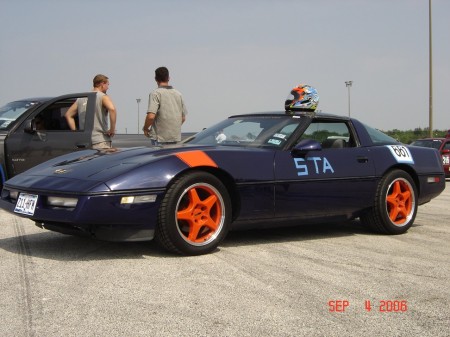 My Vette at an SCCA event