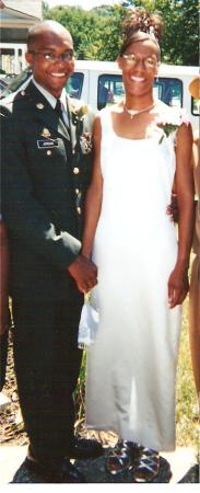 Older sons wedding day,  Lamar and Sheria