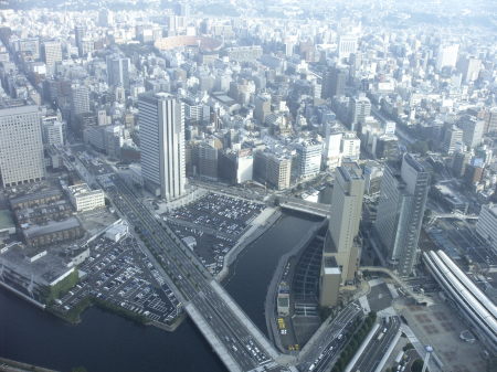 view from Yokahama Japan Skyscraper