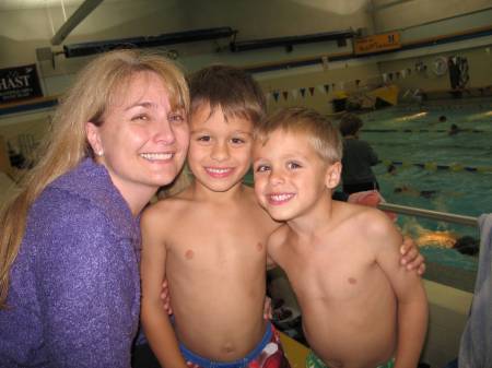 Grandsons swimming lessons