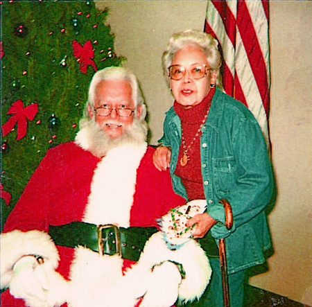 Mom & Santa 2006