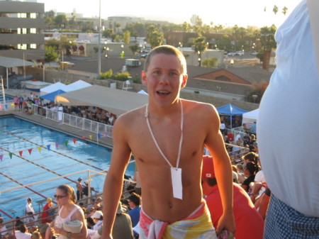 My son at AZ HS swimming State