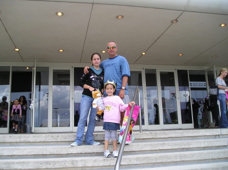 My daughters and I at DisneyOn Ice