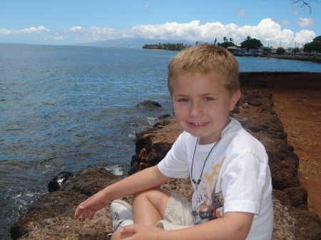 Zach in Lahaina this summer