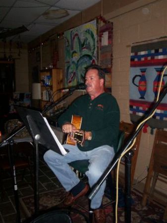 at the Acoustic Coffeehouse in Johnson City, TN - Jan 2007