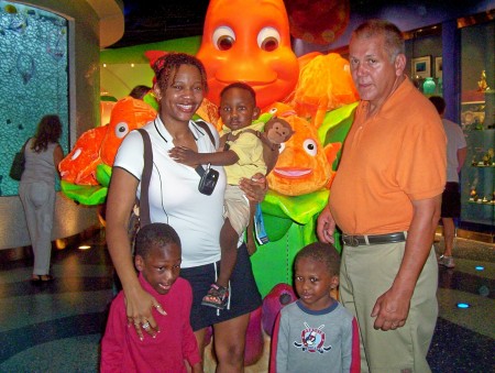 Us and nemo (sister, nephews, son husband and self)