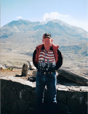 Robert on vacation 2005  at Mt St. Helens