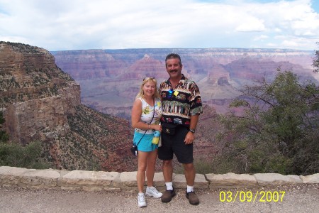 The wife and I at The Grand Canyon 2007