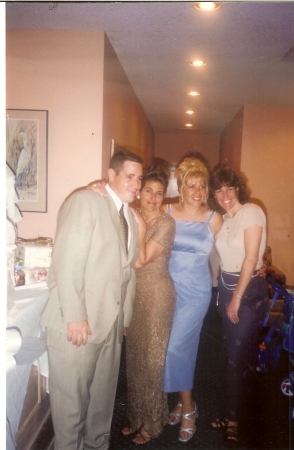 My brother John, Tracy & Sherry & Me in Gold