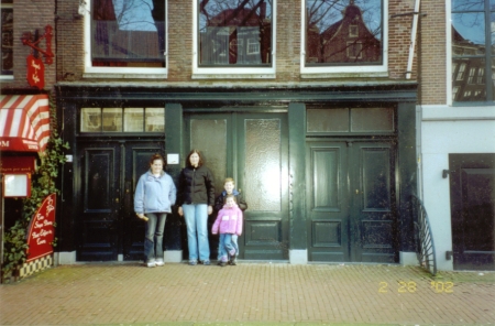 Family visit to Ann Franks house Holland 2002