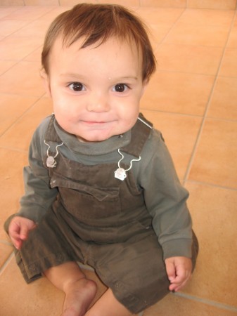 Rafi (Rafael), age 1. Isn't he adorable?