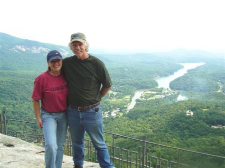 On Chimney Rock where Dick propsoed to Shirley