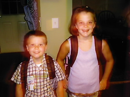 Jake and Jessica- 1st day of school