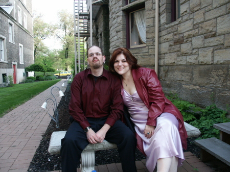 2005 Ed and me at my brother's wedding