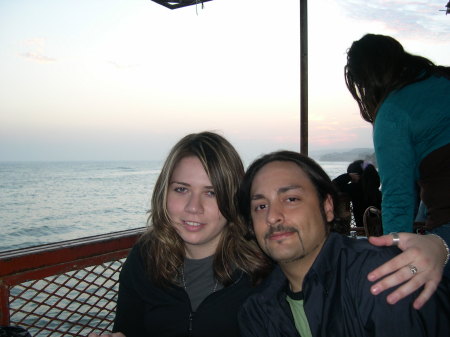 Julya and I in Mexico