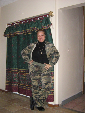 Me shilling as army girl!