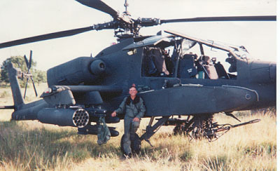 I was an Apache helicopter pilot.
