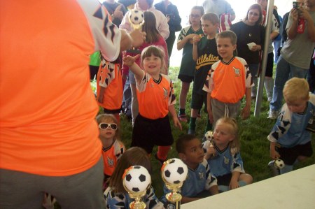 First Soccer Season - Natalie - 2008