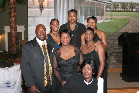 The Davis family(mother, sisters and brother).