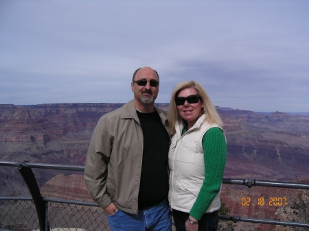 Ex-fiance, Rob, at the Grand Canyon.