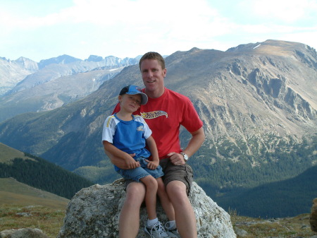 My son Sam and I in Rocky Mtn. Natn'l Park