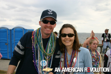 Me and My Hubbie, Mitch, at Gasparilla 2005