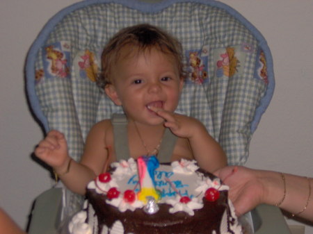 1ST B-DAY W/ DAD