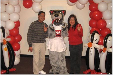 Louis and Dona w/ Lucy Lobo at UNM