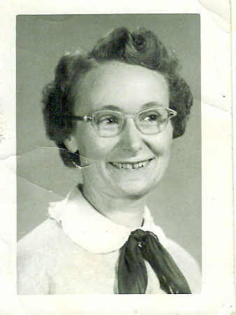 Mrs. Reinhold in 1957