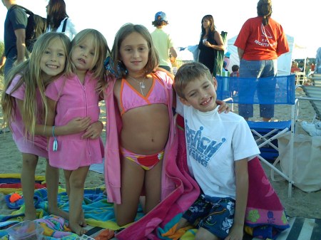 Lauren, Caroline, Calli (my niece), and Robert