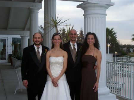 The Marretta siblings at Lizzy's wedding.