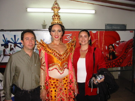 With Carnaval Queen 2006