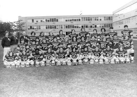 WB Varsity Football 1972
