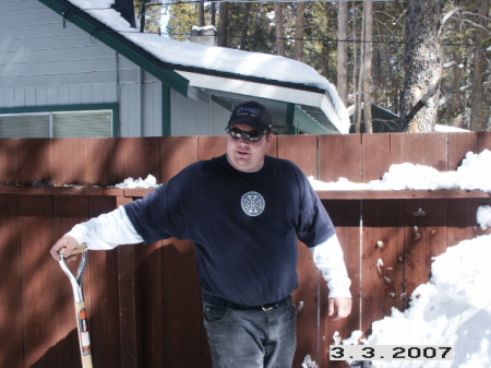 My husband TJ in Tahoe 3-3-07