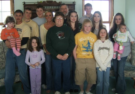 My parents with all their grandchildren