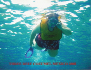 Snorkleing in Cozumel