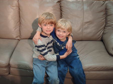 my two sons that live at home matt and james 2006