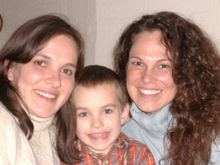 My sis, my nephew, and me.